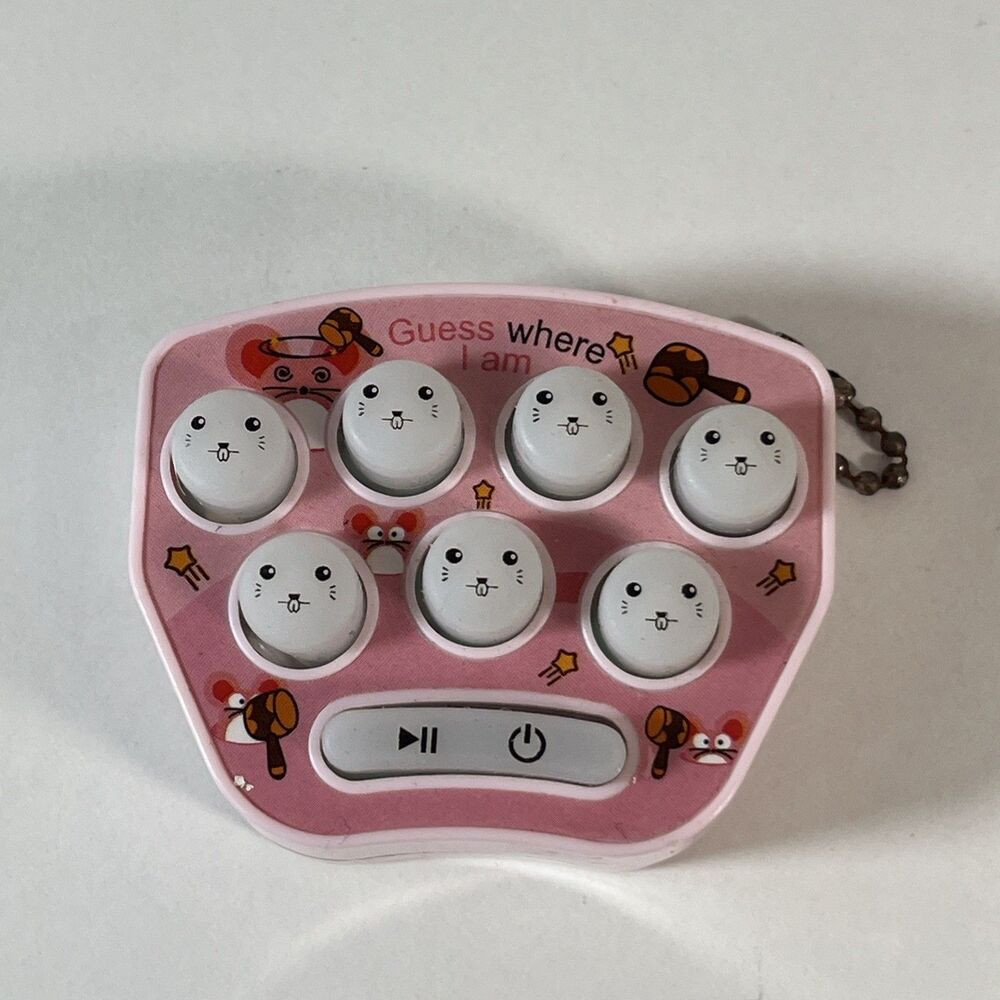 Milton Bradley Guess Where I Am Handheld Electronic Game - Keychain
